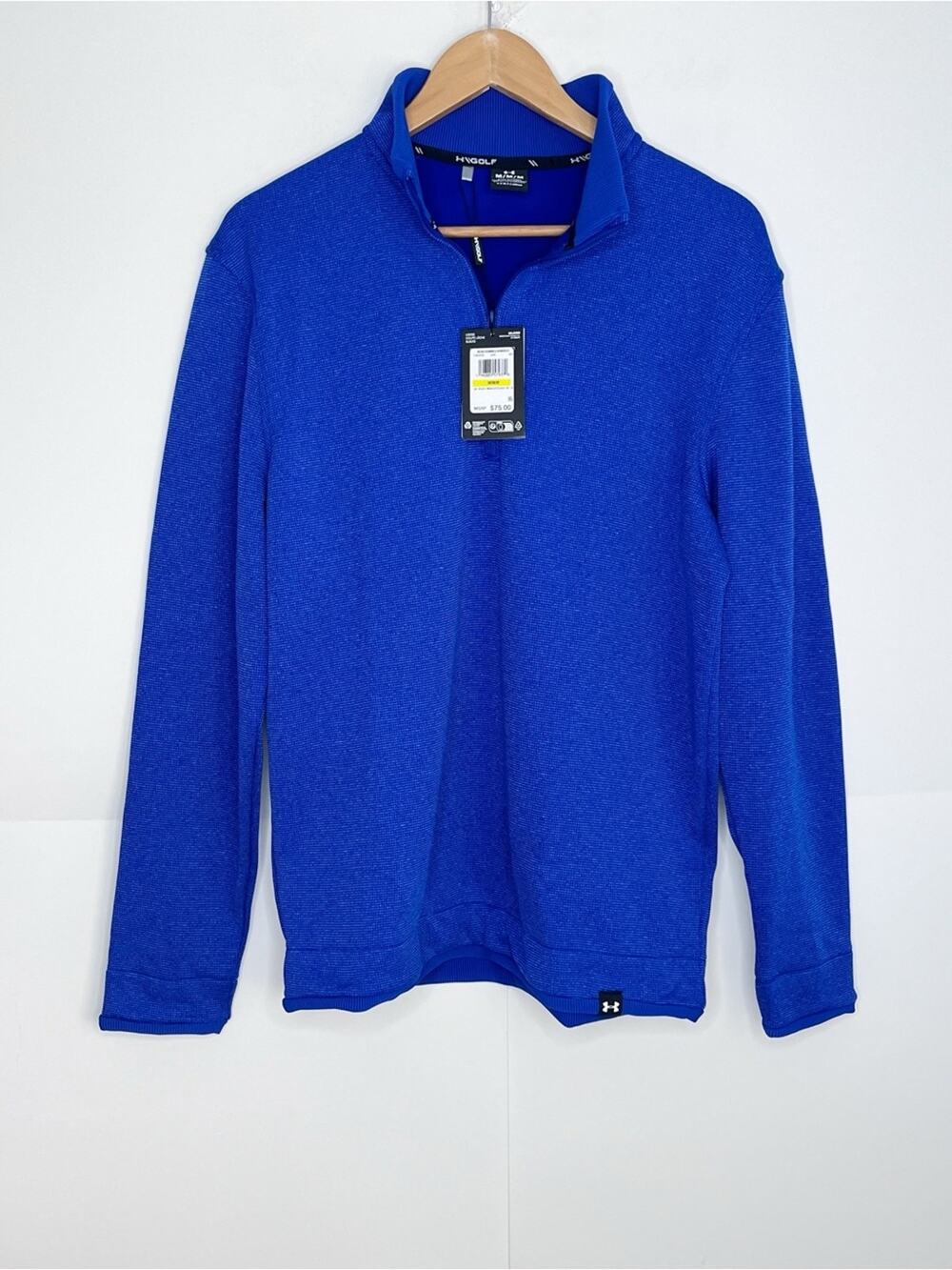 Under Armour Mens Golf Storm Sweater fleece Quarter Zip Size Medium